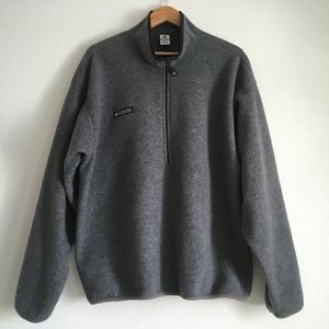 Vintage Columbia Box Logo Pullover Half Zip Jacket